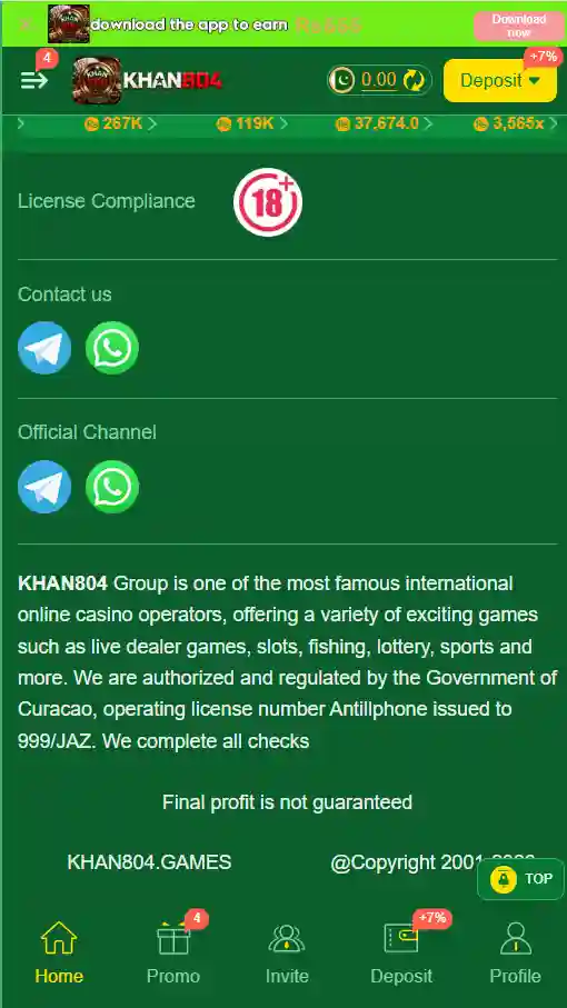 Khan804 Game APK (Latest Earning App)