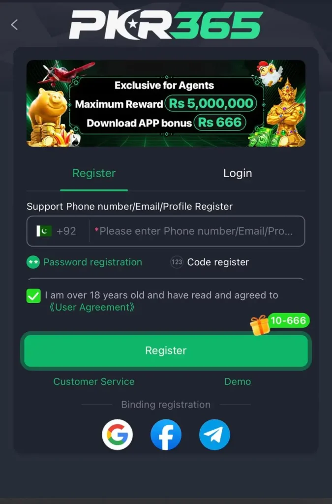 How to Register on PKR365